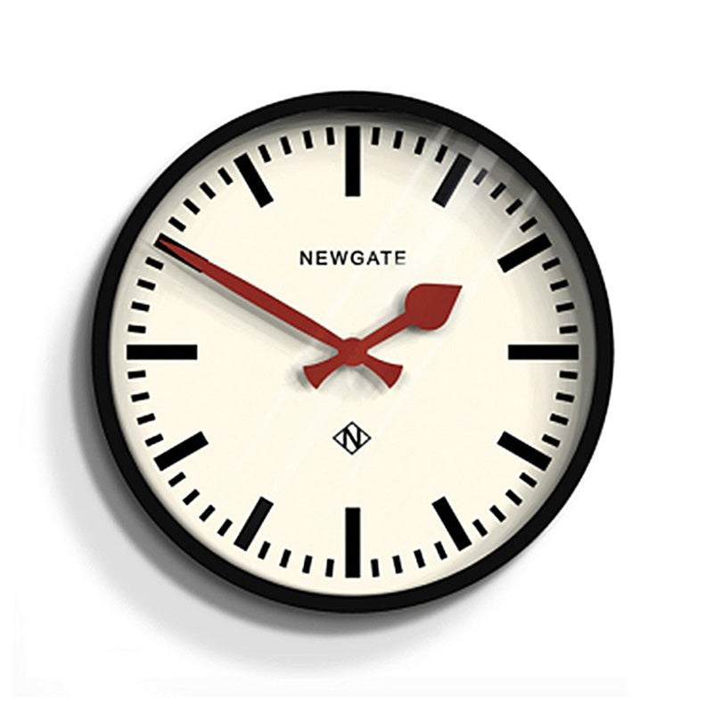 NEWGATE LUGGAGE CLOCK BLACK